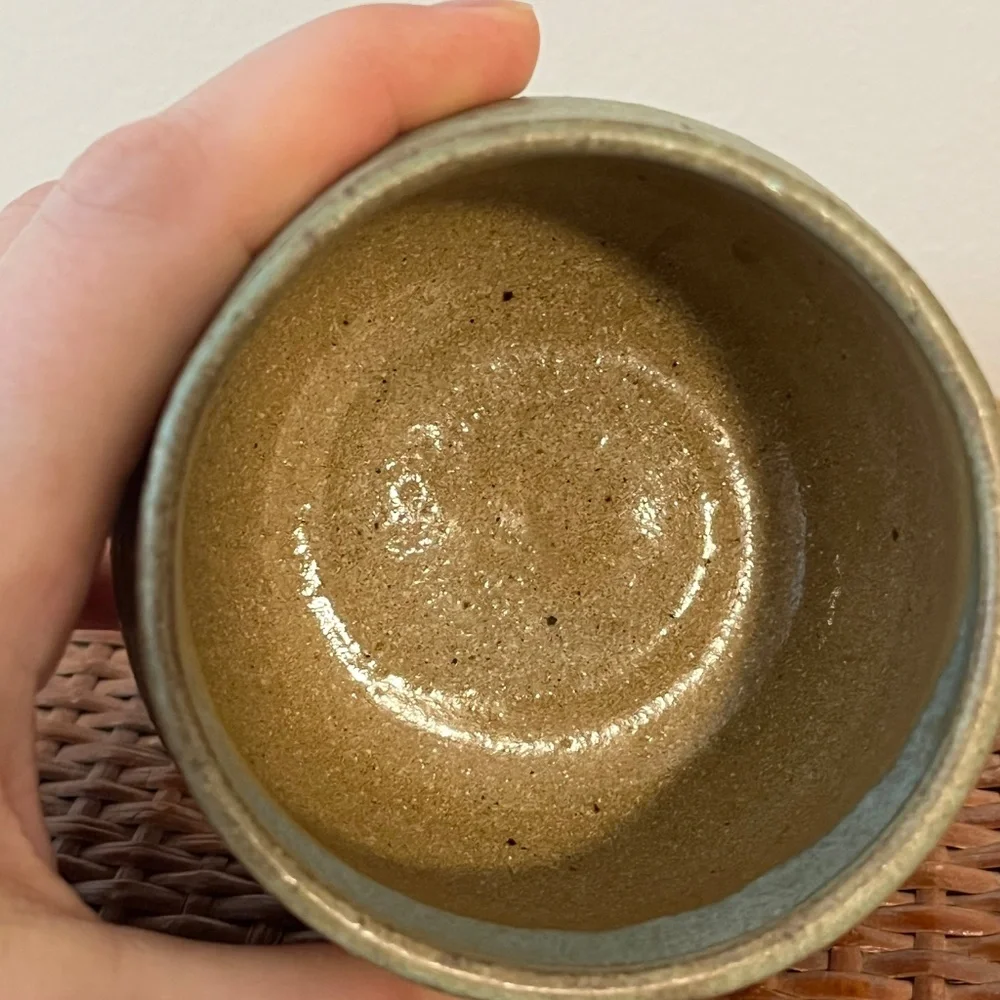 HANDMADE STUDIO CERAMIC POTTERY SMALL CATCHALL TRINKET BOWL PLANT POT